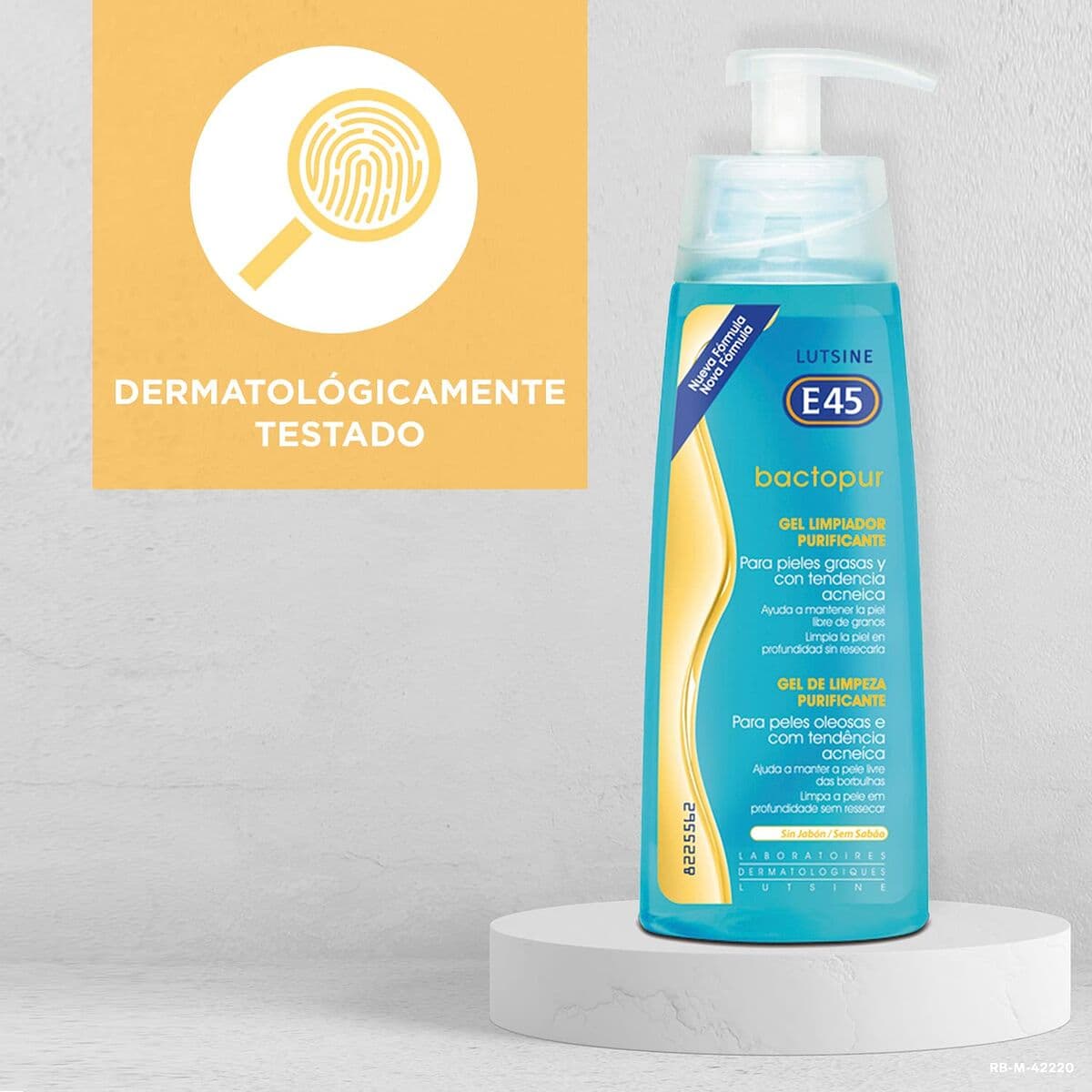 Rengörande ansiktsgel Lutsine BACTOPUR 200 ml Renande — thumbnail 4