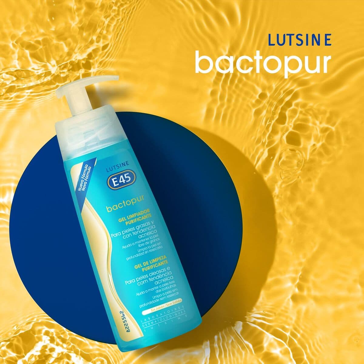 Rengörande ansiktsgel Lutsine BACTOPUR 200 ml — thumbnail 2