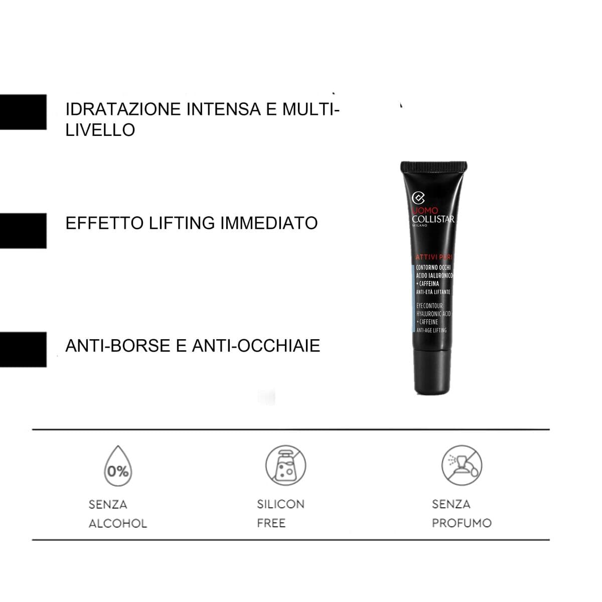 Ögonkontur Collistar UOMO 15 ml — thumbnail 3