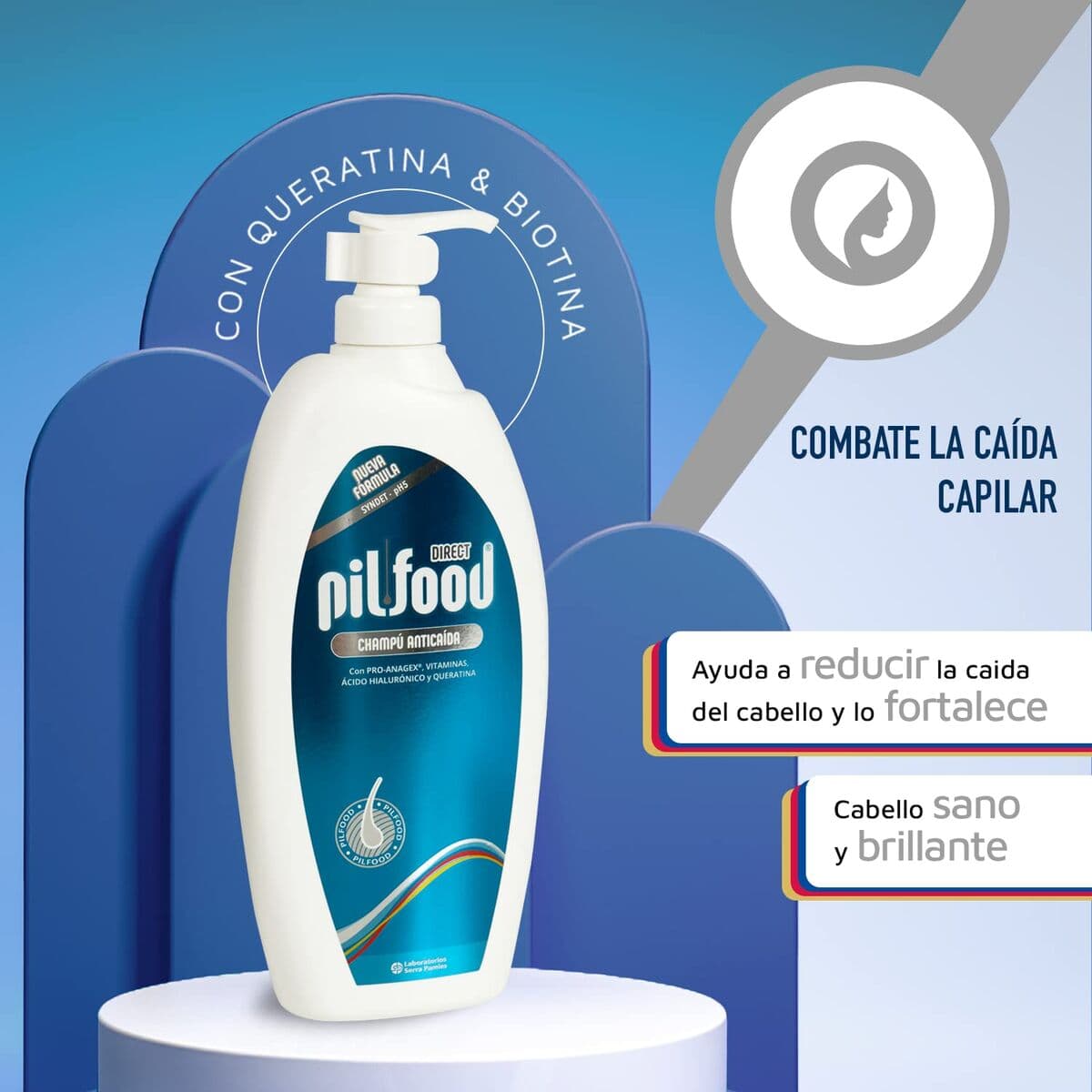 Anti-Håravfall schampo Pilfood DIRECT 500 ml — thumbnail 5