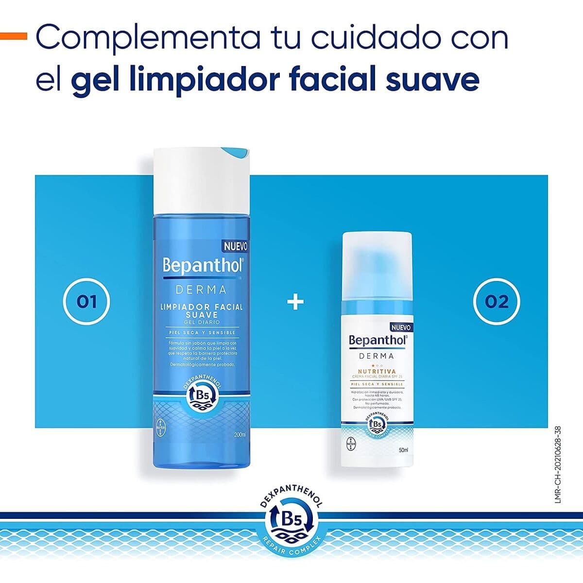 Närande kräm Bepanthol DERMA Spf 25 50 ml — thumbnail 3