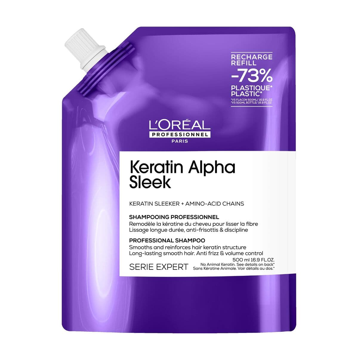 Schampo L'Oreal Professionnel Paris KERATIN ALPHA SLEEK 500 ml